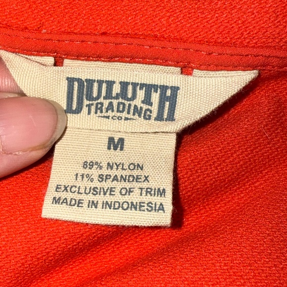 Duluth Rain jacket coral orange Medium perfect condition - Picture 11 of 12